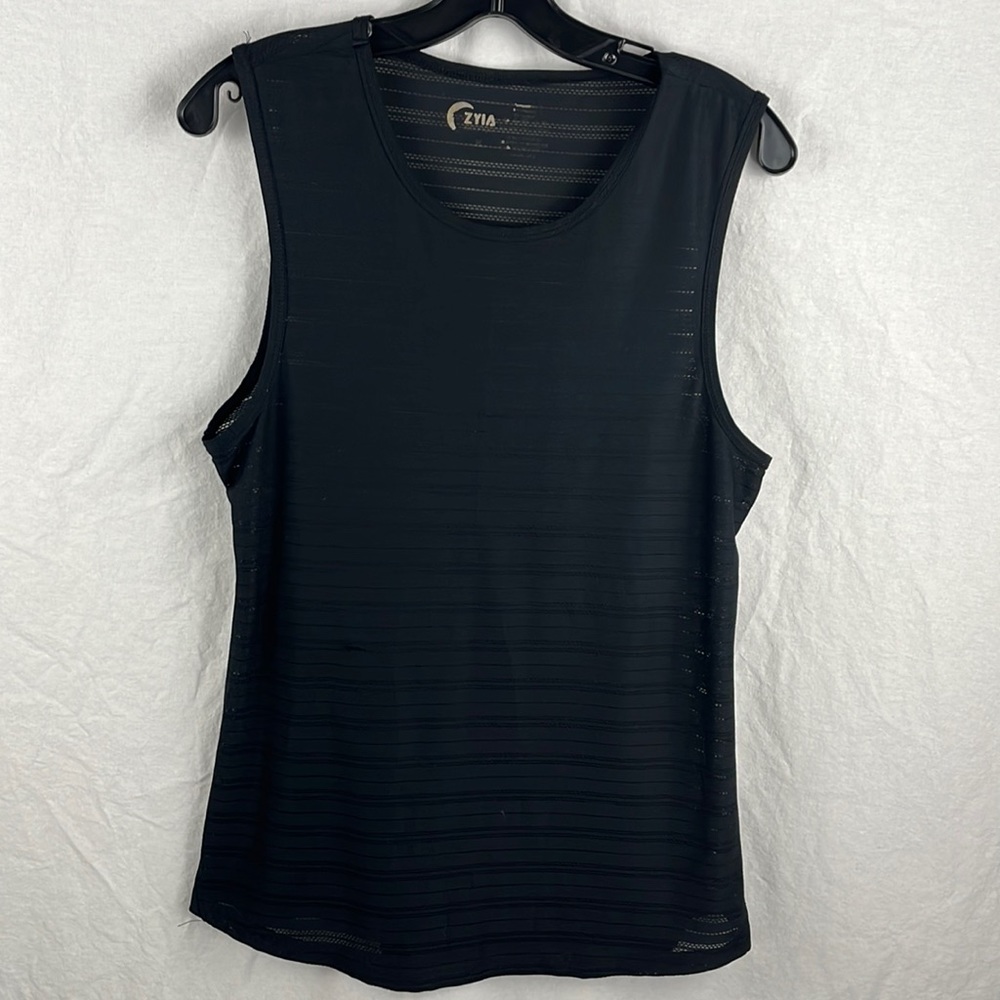Zyia medium striped workout tank